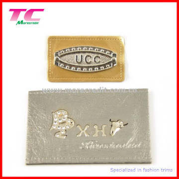 High Quality Garment Metal Leather Label